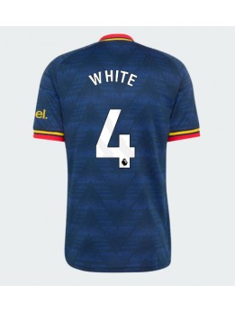 Moški Nogometna dresi replika Arsenal Ben White #4 Gostujoči 2026-27 Kratek rokav Moški Nogometna dresi replika Arsenal Ben White #4 Gostujoči 2026-27 Kratek rokav